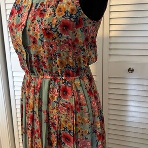 Floral Sleeveless Dress- American Ragg